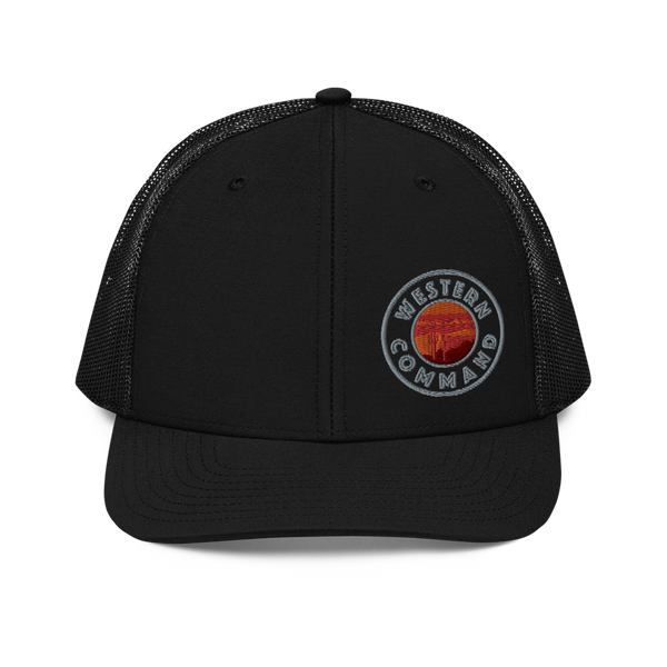 Black Western Trucker Hat