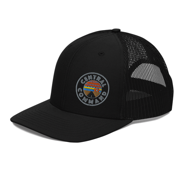 Black Central Trucker Hat