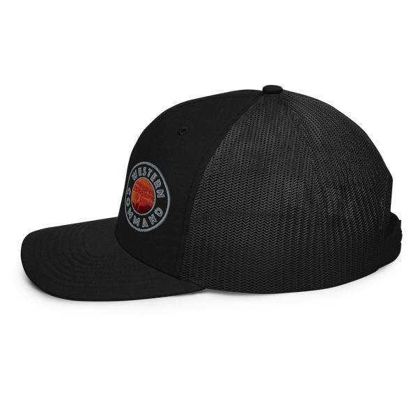 Black Western Trucker Hat