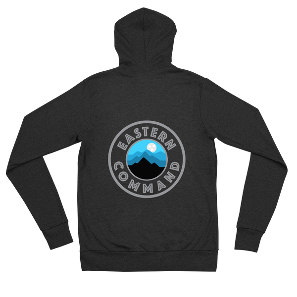 Black Eastern Unisex Lightweight zip hoodie