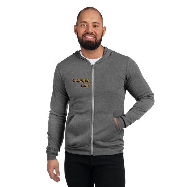 Central lightweight Unisex zip hoodie