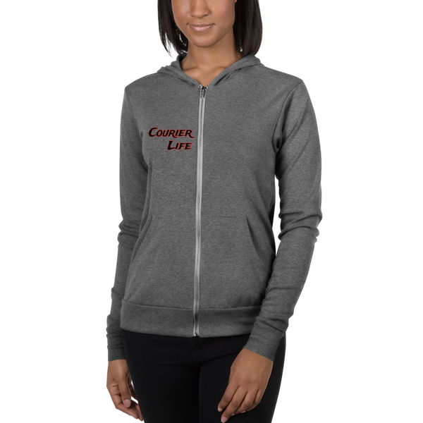 Western lightweight Unisex zip hoodie