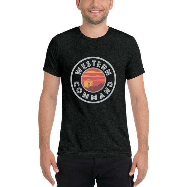 Western command black t-shirt