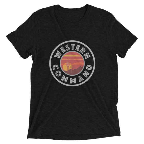 Western command black t-shirt