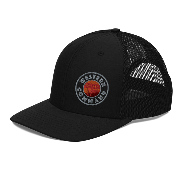 Black Western Trucker Hat