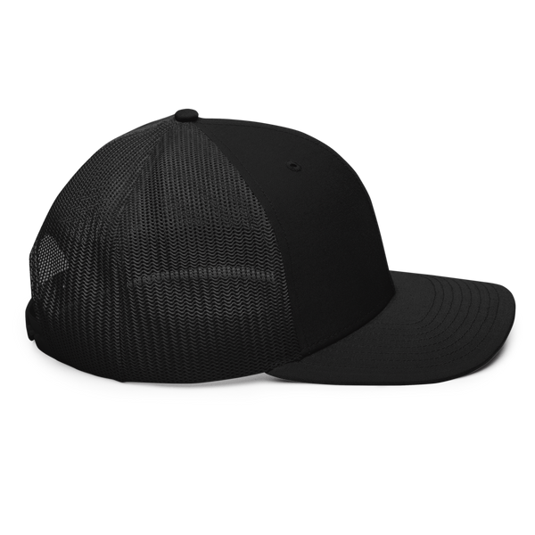 Black Central Trucker Hat