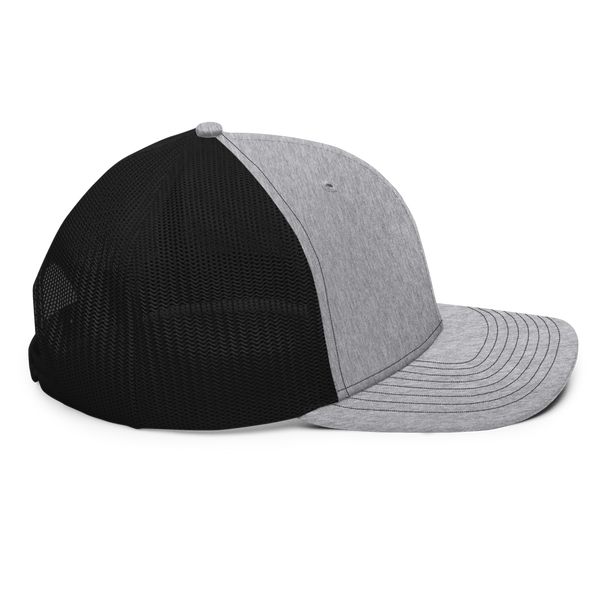 Gray Western Trucker Hat